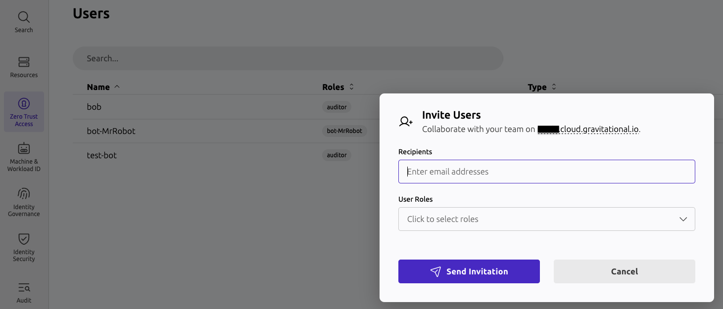 Create Test User